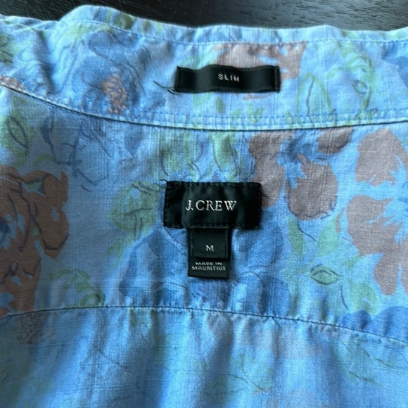 J. Crew brand men’s washed out floral button down shirt - Picture 4 of 9